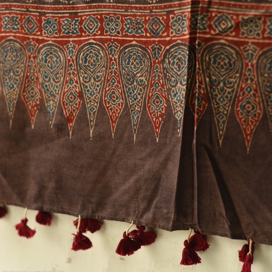 shop Ajrakh Block Printed Pure Cotton Dupatta 34
