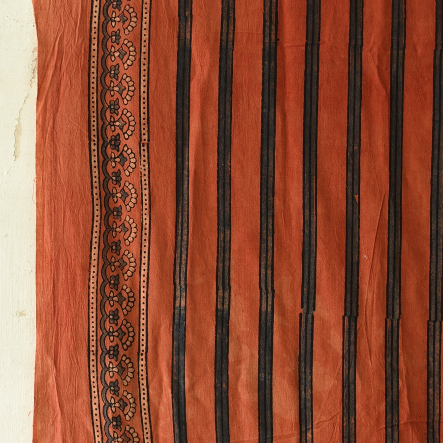 shop Ajrakh Block Printed Pure Cotton Dupatta - 35