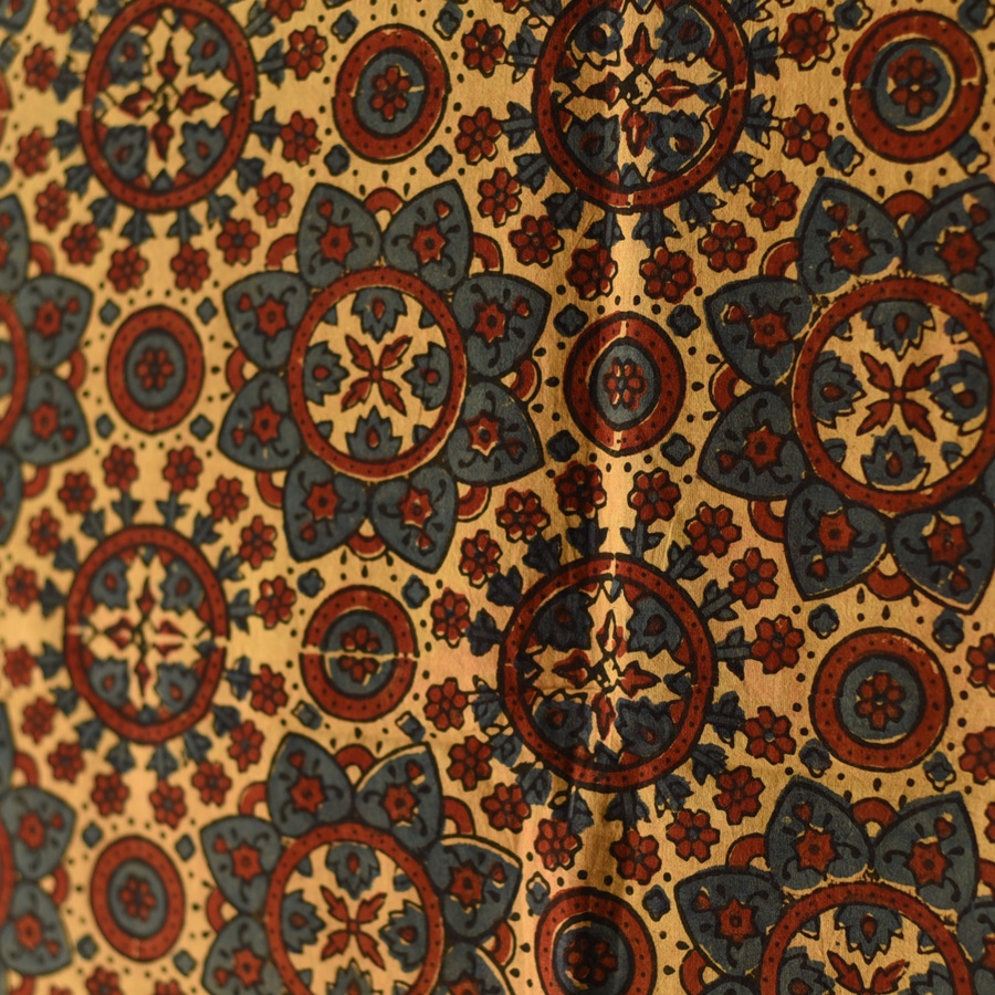 shop Ajrakh Block Printed Pure Cotton Dupatta 36