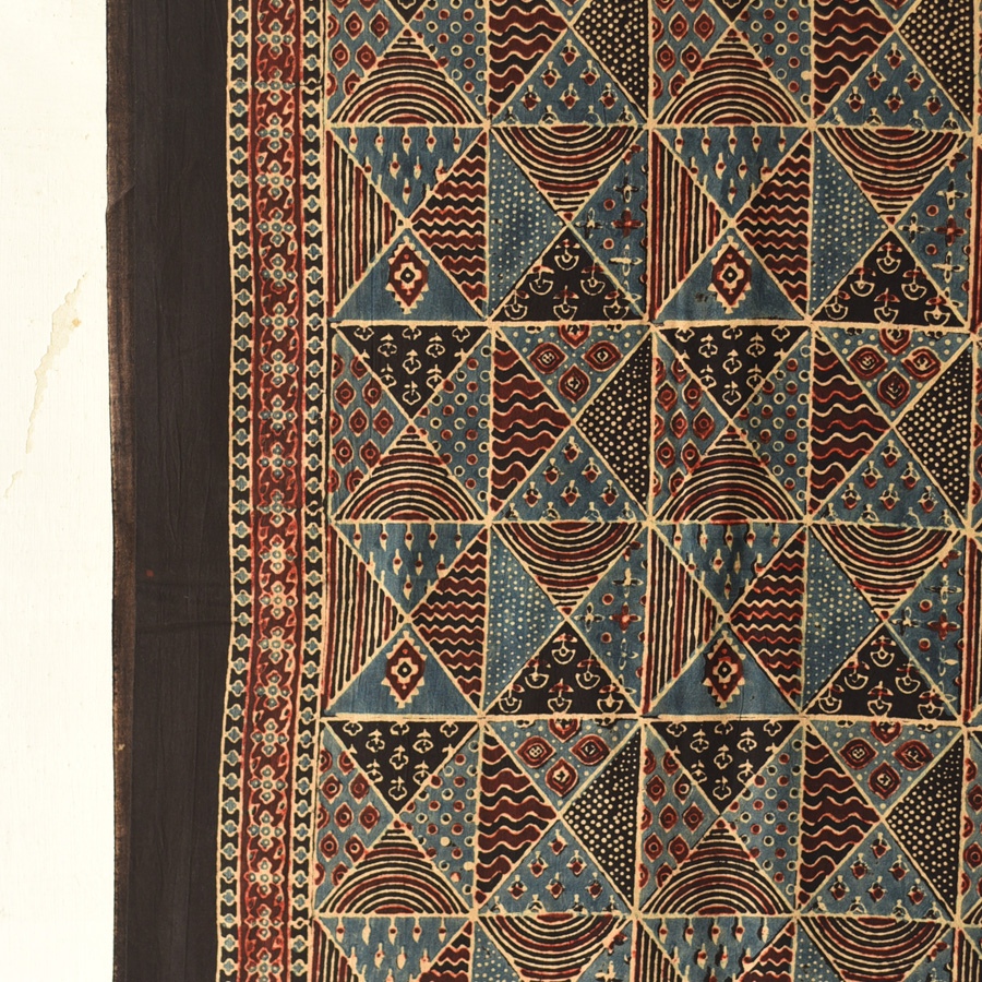 shop Ajrakh Block Printed Pure Cotton Dupatta 36