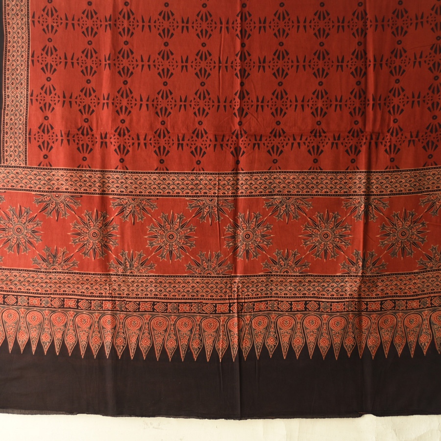 shop Ajrakh Block Printed Pure Cotton Dupatta 38