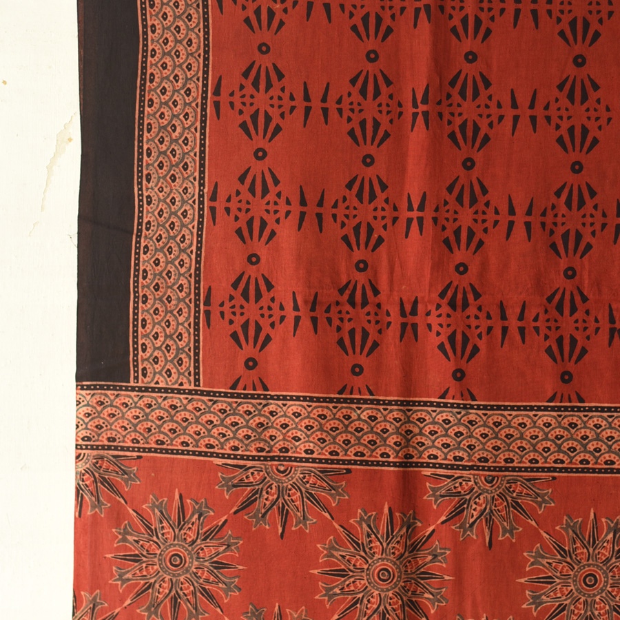 shop Ajrakh Block Printed Pure Cotton Dupatta 38