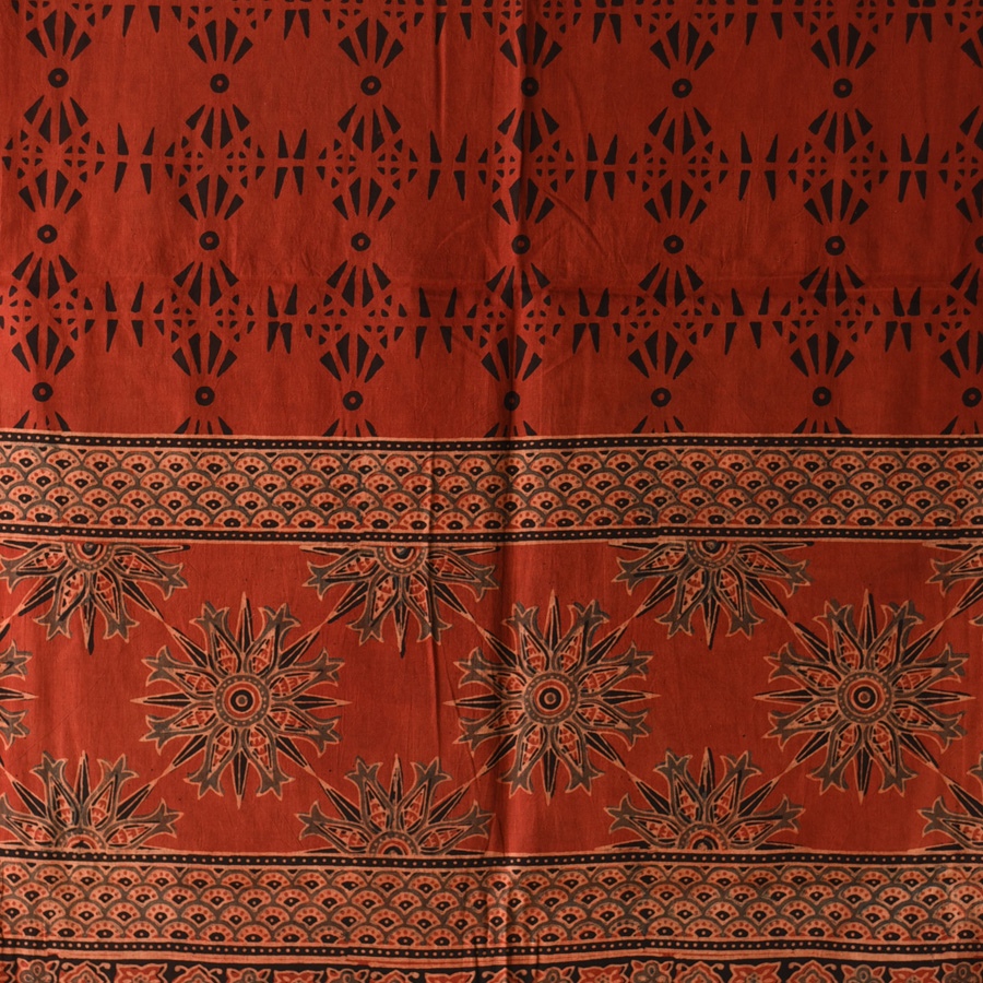 shop Ajrakh Block Printed Pure Cotton Dupatta 38