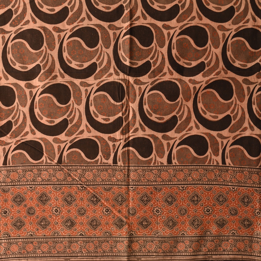 shop Ajrakh Block Printed Pure Cotton Dupatta 39