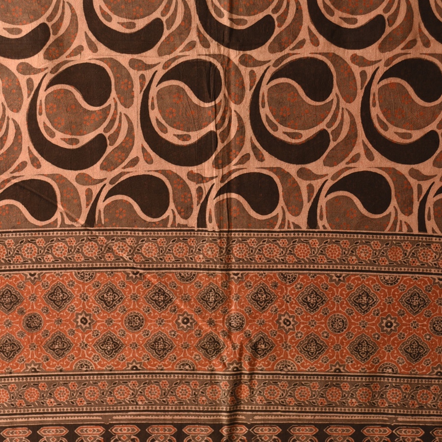 shop Ajrakh Block Printed Pure Cotton Dupatta 39
