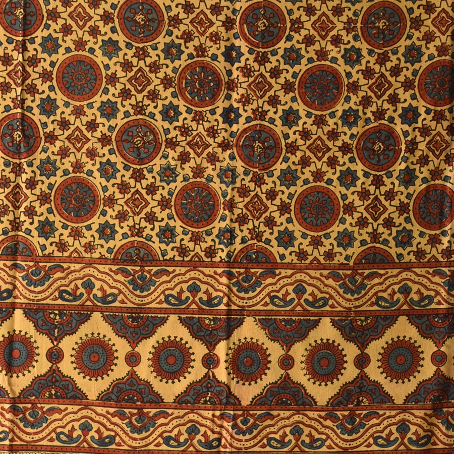 shop Ajrakh Block Printed Pure Cotton Dupatta 40