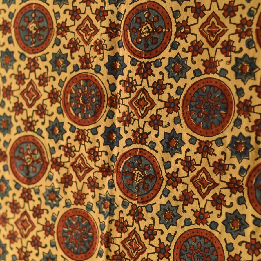shop Ajrakh Block Printed Pure Cotton Dupatta 40