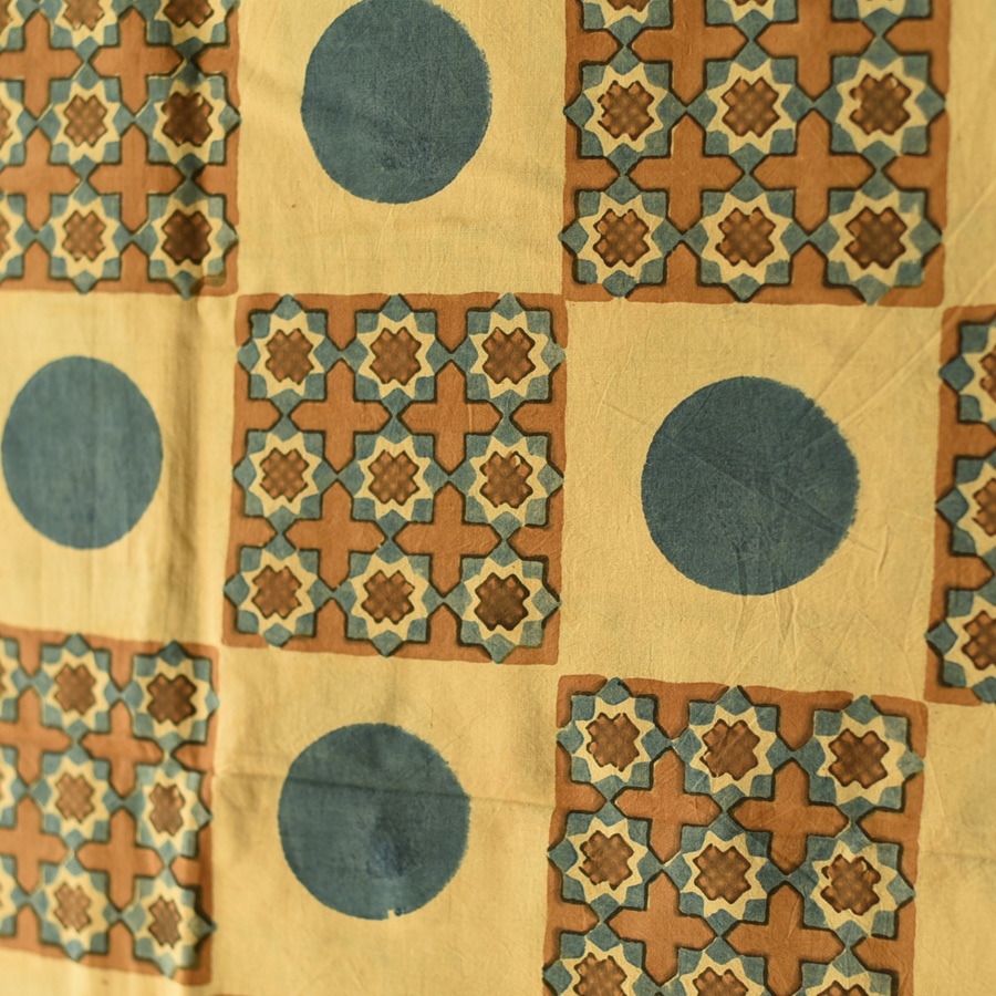 shop Ajrakh Block Printed Pure Cotton Dupatta 41