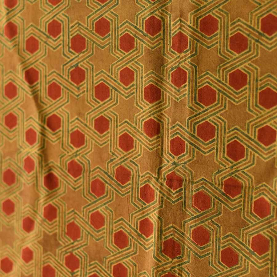 shop Ajrakh Block Printed Pure Cotton Dupatta 42