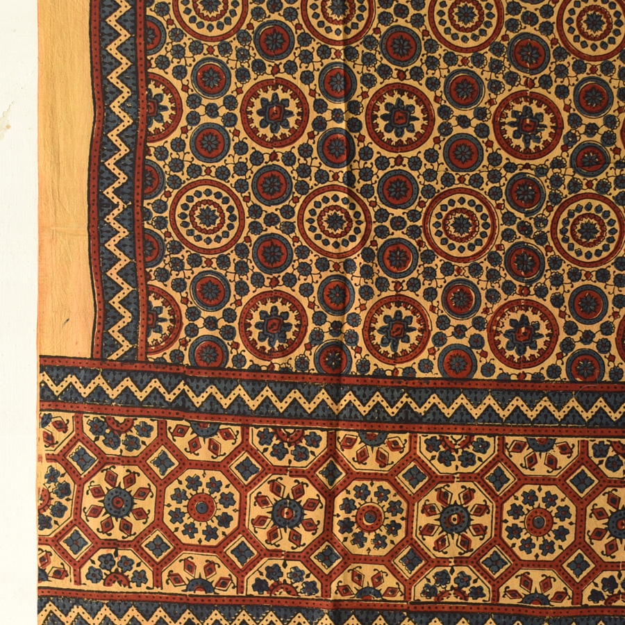 shop Ajrakh Block Printed Pure Cotton Dupatta 43