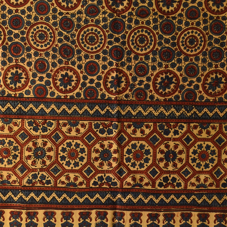 shop Ajrakh Block Printed Pure Cotton Dupatta 43