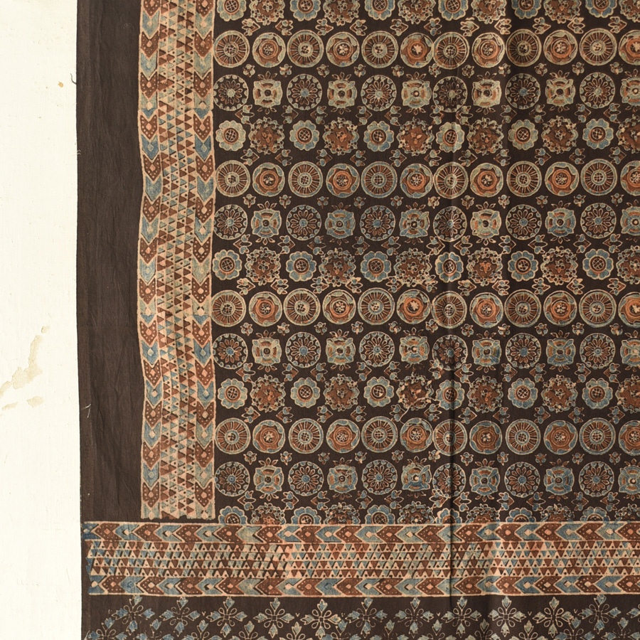 shop Ajrakh Block Printed Pure Cotton Dupatta 50