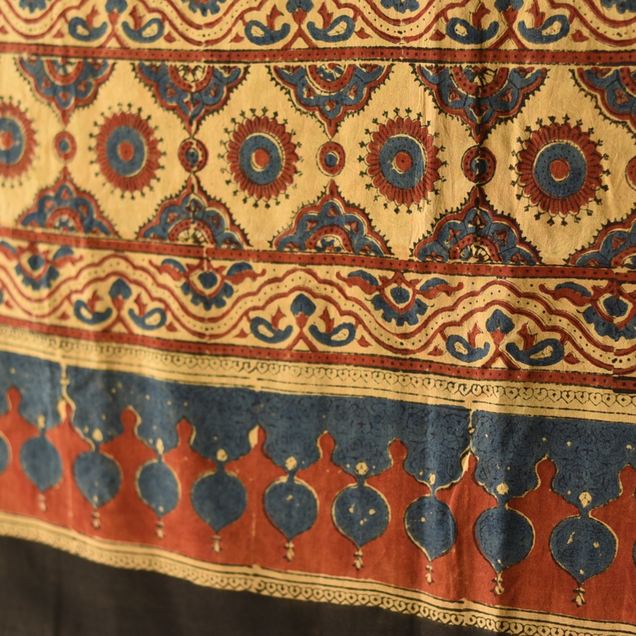 shop Ajrakh Block Printed Pure Cotton Dupatta 51