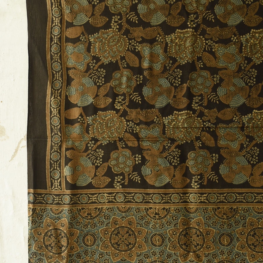 shop Ajrakh Block Printed Pure Cotton Dupatta 53