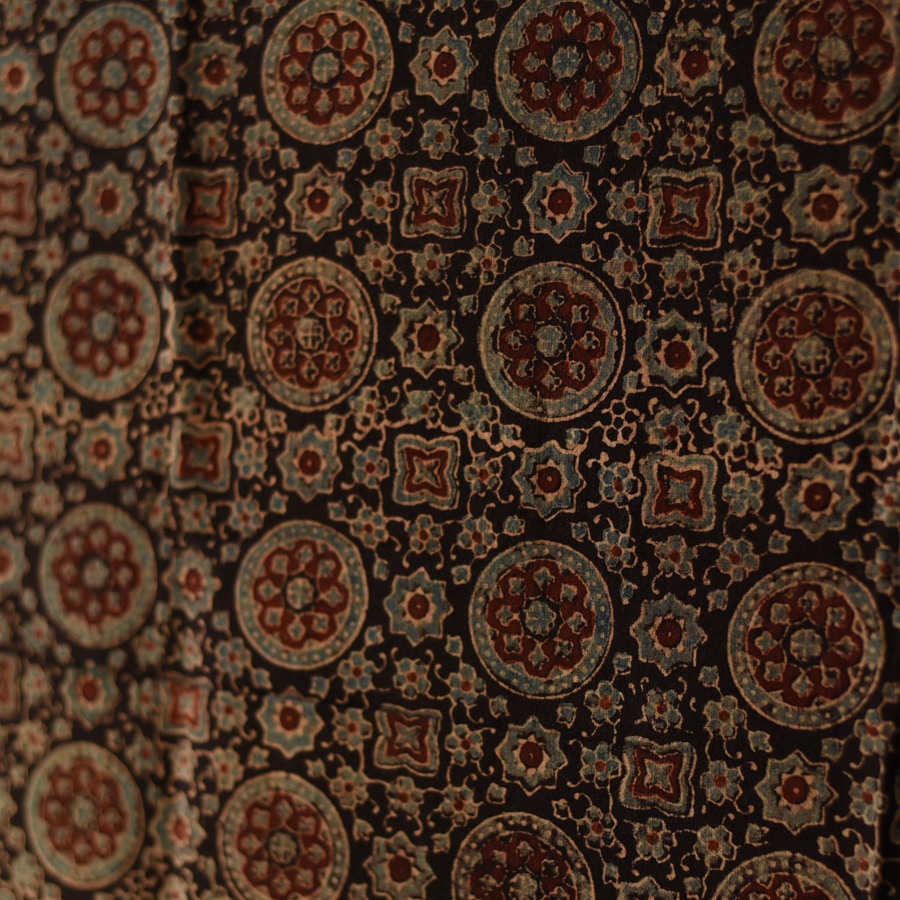 shop Ajrakh Block Printed Pure Cotton Dupatta 54