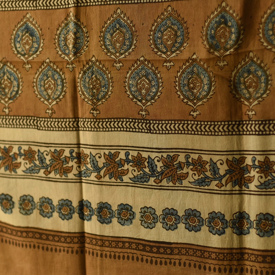 shop Ajrakh Block Printed Pure Cotton Dupatta 57