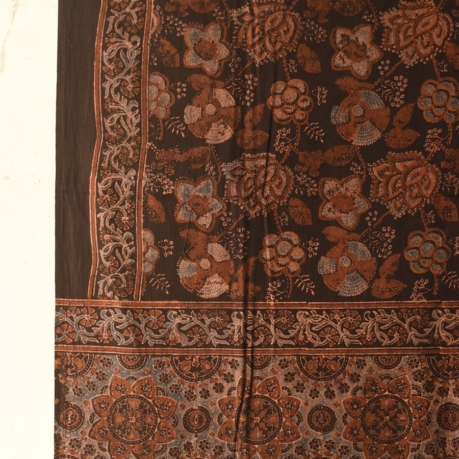 shop Ajrakh Block Printed Pure Cotton Dupatta 59