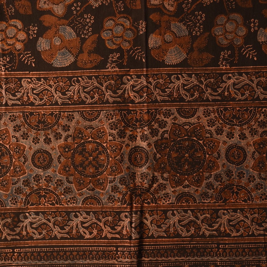 shop Ajrakh Block Printed Pure Cotton Dupatta 59