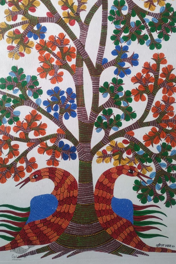 Buy Canvas Painting - Gond Art