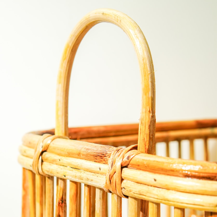 shop Rattan Rectangular Laundry Basket