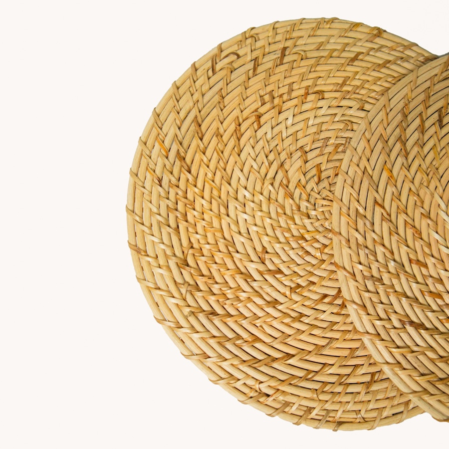 shop Rattan Table mat (Set of 2)