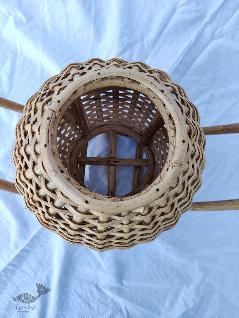 Home Decor Furniture | Cane Wood - Handmade Designer Hanging Planter 