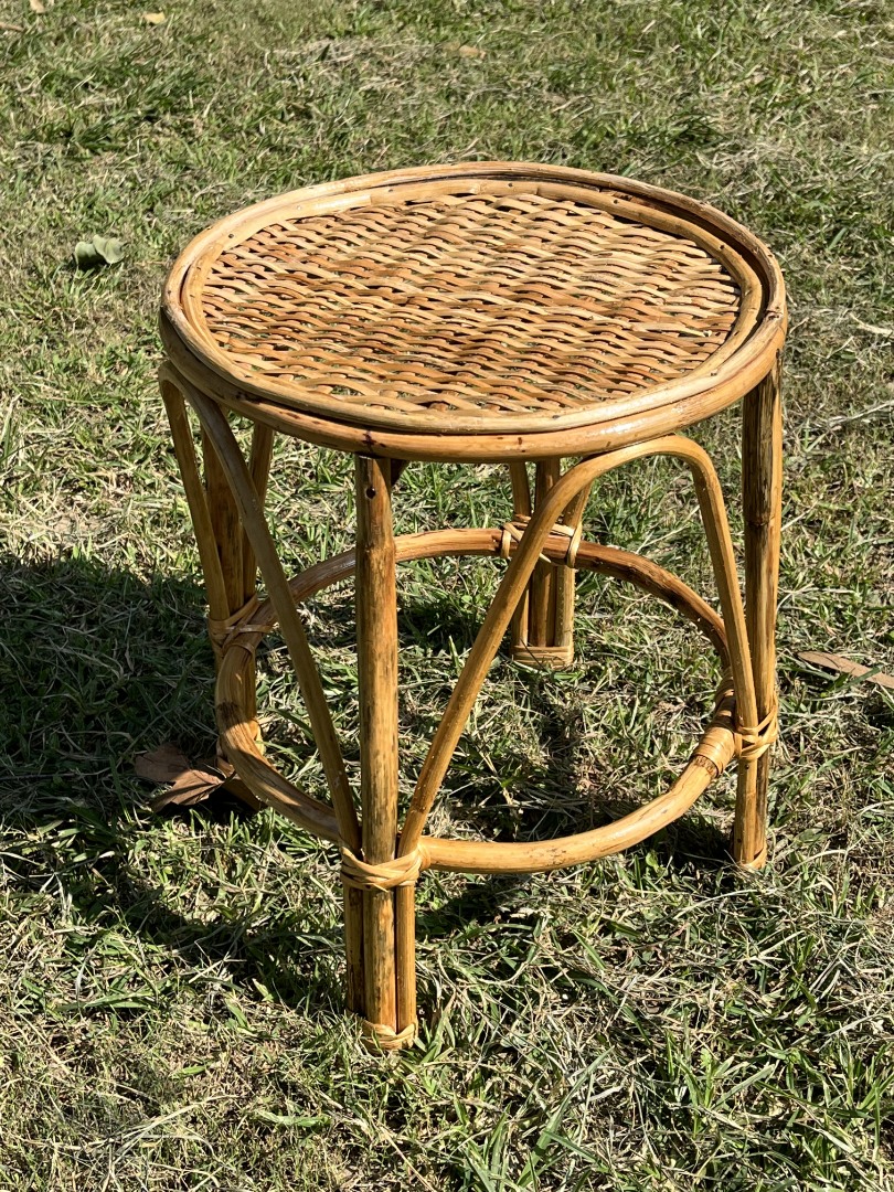 shop handmade designer Woven Side Table 