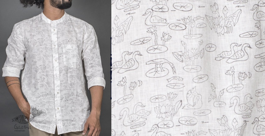 Talab ● Cotton Block Printed Shirt ● 6