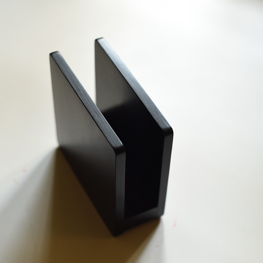 Flower inlay wooden Napkin Holder