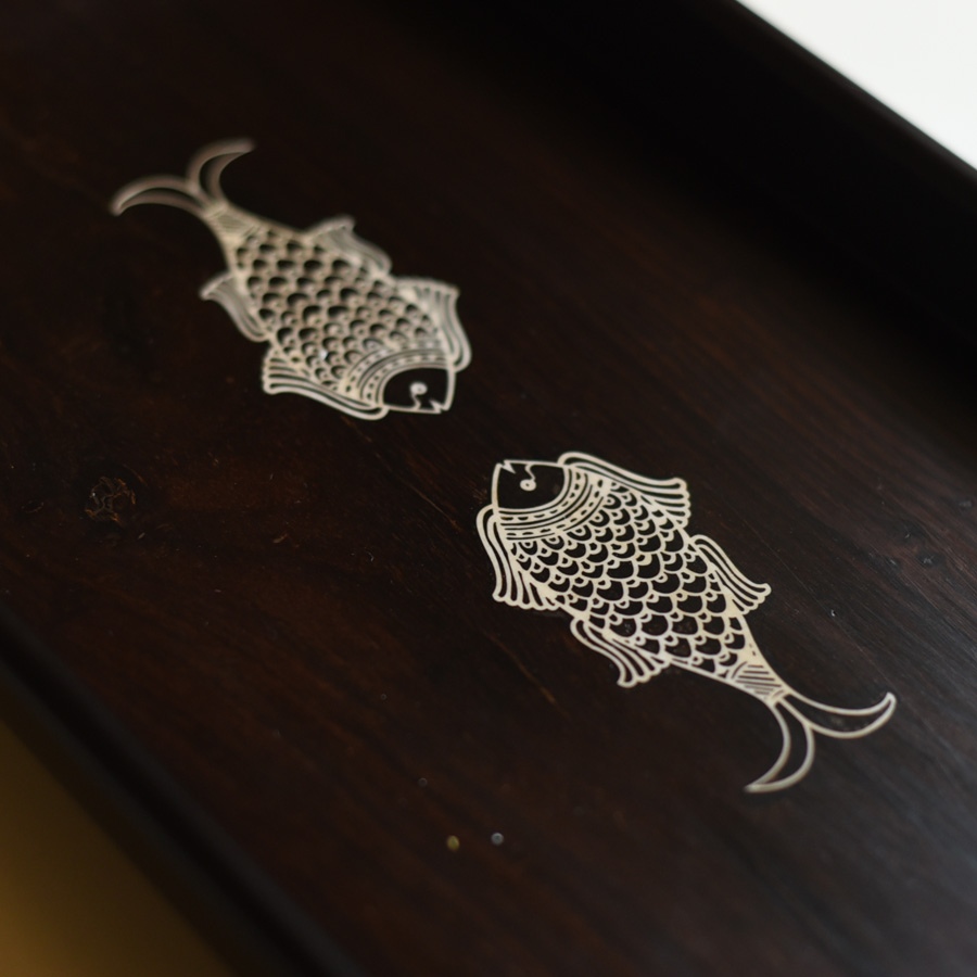 buy Wooden Serving Tray - Fish