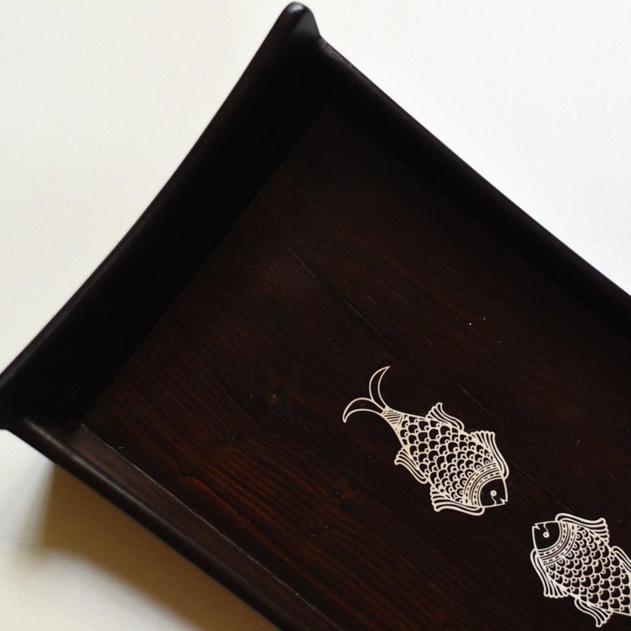 buy Wooden Serving Tray - Fish