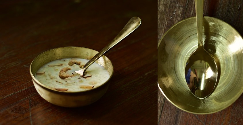 Shop online kansa Bowl with Spoon