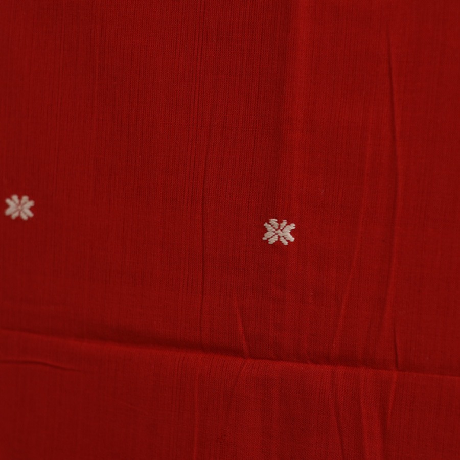 shop Assam Weaving - Handloom Cotton Stole -Red