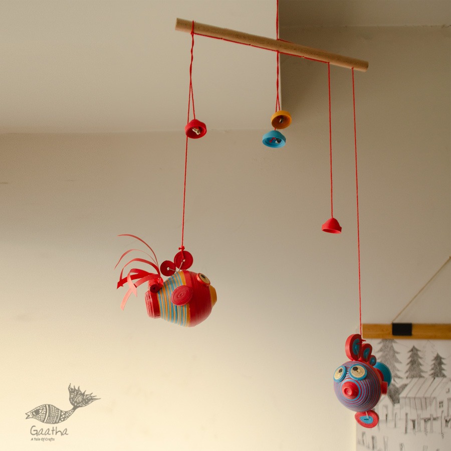 shop Handmade Paper Quilling Hanging - Budbud Buddies |Sa and Ga 