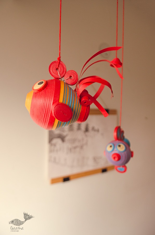 shop Handmade Paper Quilling Hanging - Budbud Buddies |Sa and Ga 