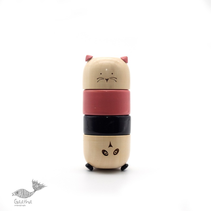 shop Handmade Toy - Wooden Lotpot Billoo + Pandu