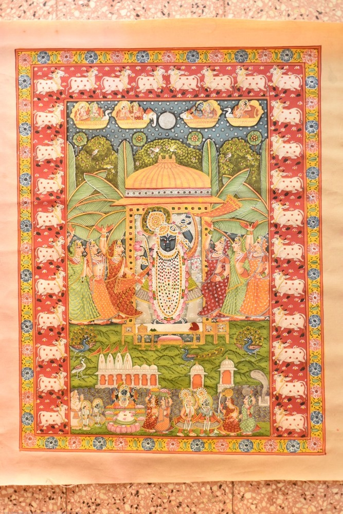 buy Traditional Pichwai Paintings of Nathdwara  - Shrinath ji  