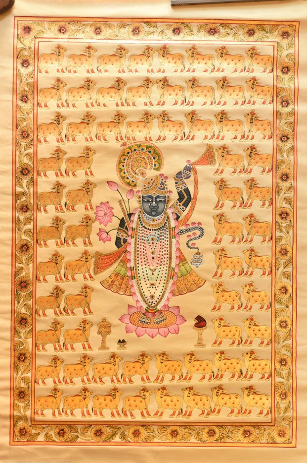 shop Pichwai Paintings of Nathdwara - Shrinath ji  