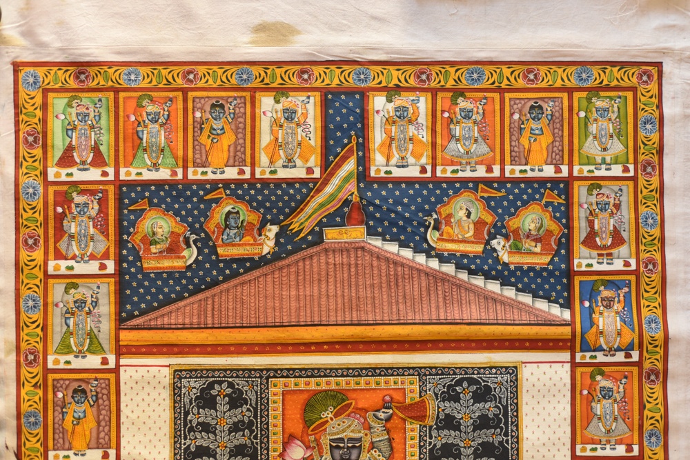 buy Traditional Pichwai Paintings  Annakut Darshan Painting 