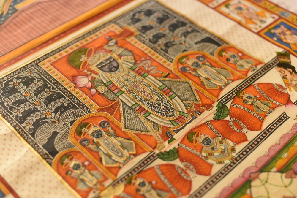 buy Traditional Pichwai Paintings  Annakut Darshan Painting 