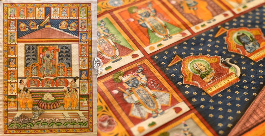 buy Traditional Pichwai Paintings of Nathdwara Annakut