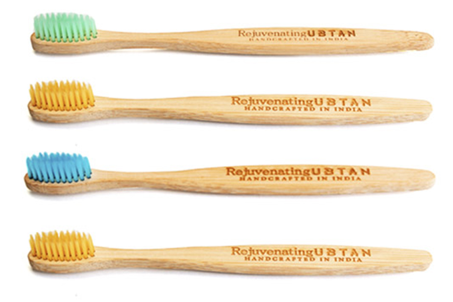 Ubtan ☘ Bamboo Tooth Brush ☘ 18 { Pack of 4 }