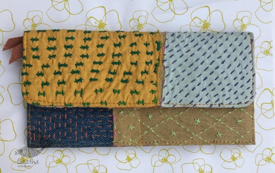 shop Sashiko Embroidered Wallet