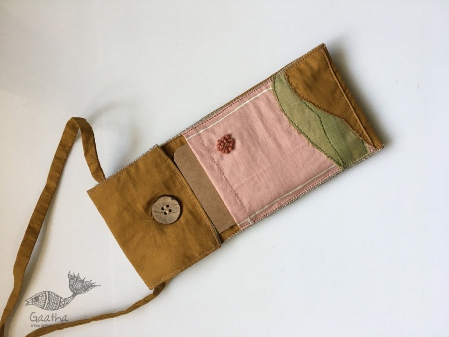 shop Upcycled Hand Embroidered Phone Sling