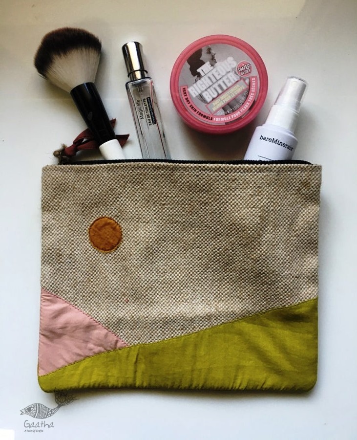 shop Jute Vanity Pouch (Set of 2)