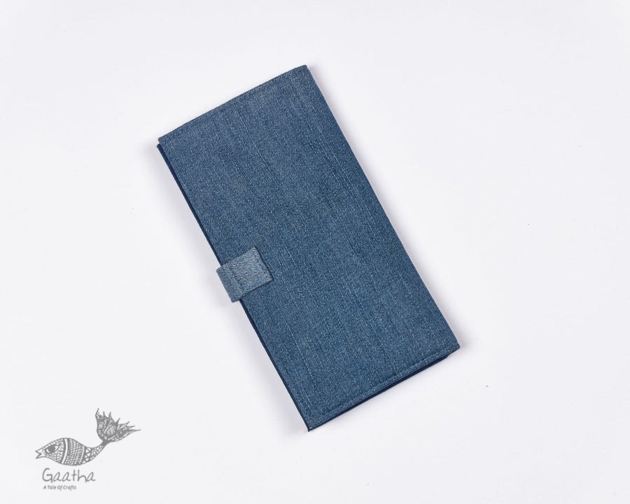 shop Upcycled Denim Itinerary Wallet