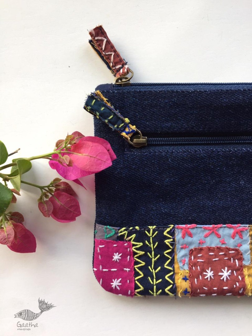 shop Sashiko Stationery Pouch