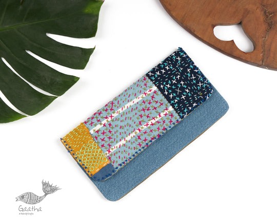 shop Sashiko Denim Wallet