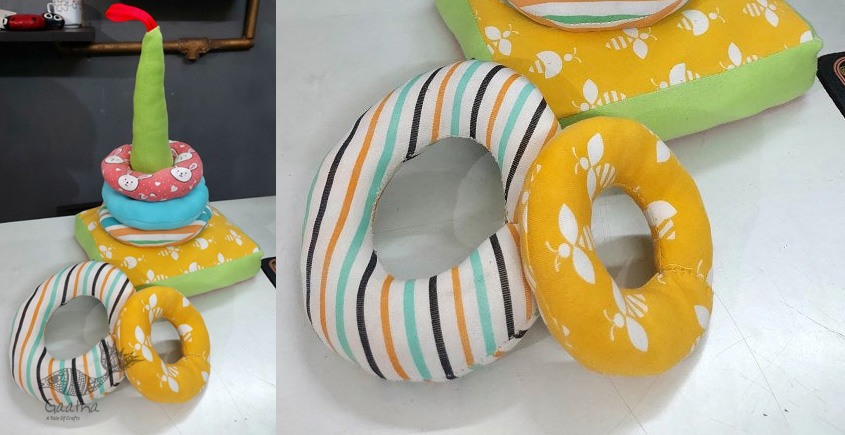 shop Upcycled Donut Stacker Toy