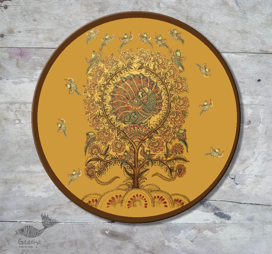 shop Kalamkari Painting on Wall Plate